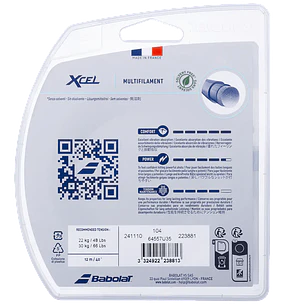   Cuerda de Tenis Babolat Xcel Rollo 12mt Rojo