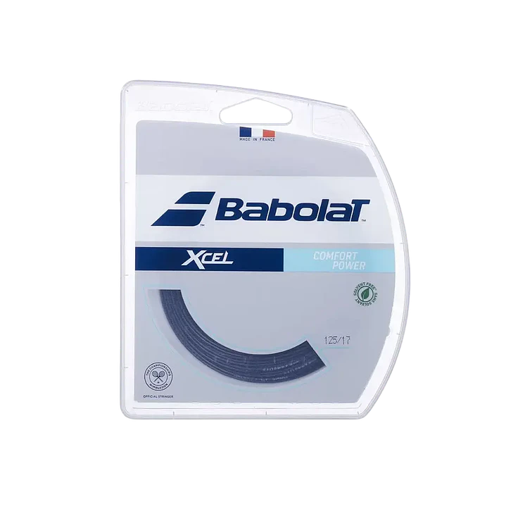   Cuerda de Tenis Babolat Xcel Rollo 12mt Negro  1