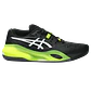 Zapatillas Asics Gel Resolution X Clay Black White - Miniatura 1