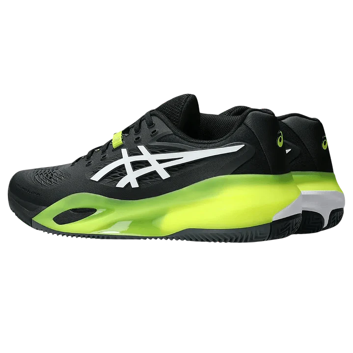 Zapatillas Asics Gel Resolution X Clay Black White 3