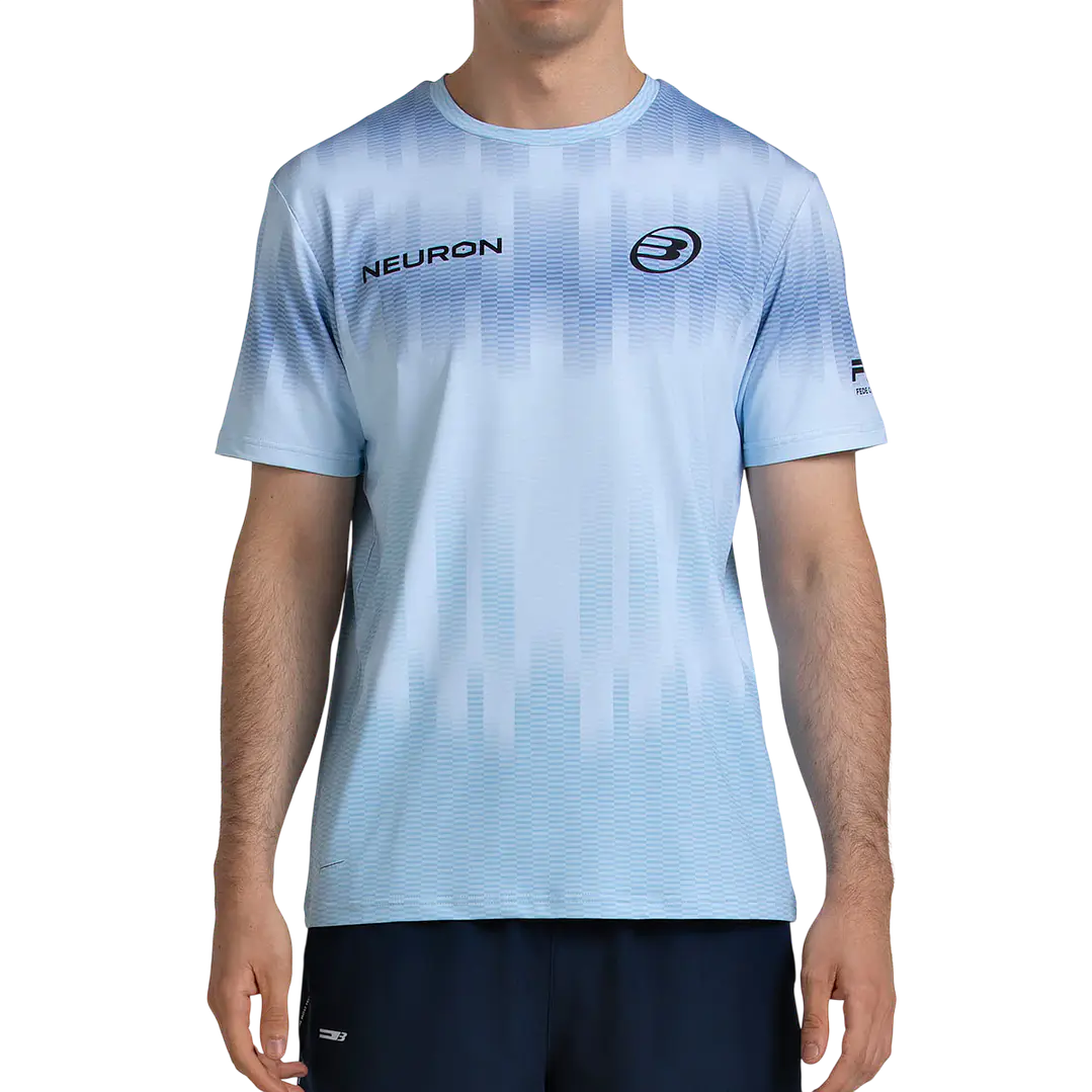 Polera Bullpadel Chingotto 2026 Azul Glaciar  1