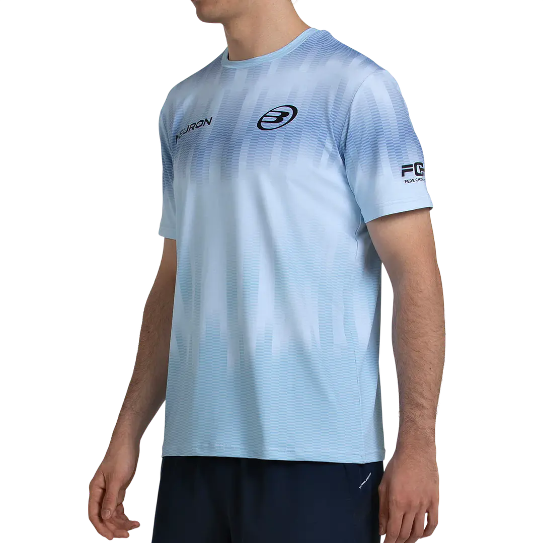Polera Bullpadel Chingotto 2026 Azul Glaciar  2