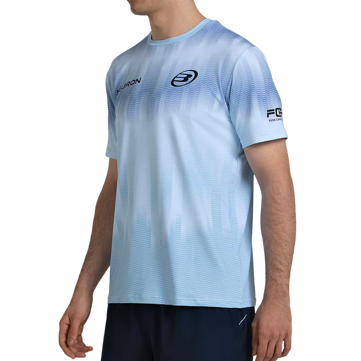 Polera Bullpadel Chingotto 2026 Azul Glaciar  2
