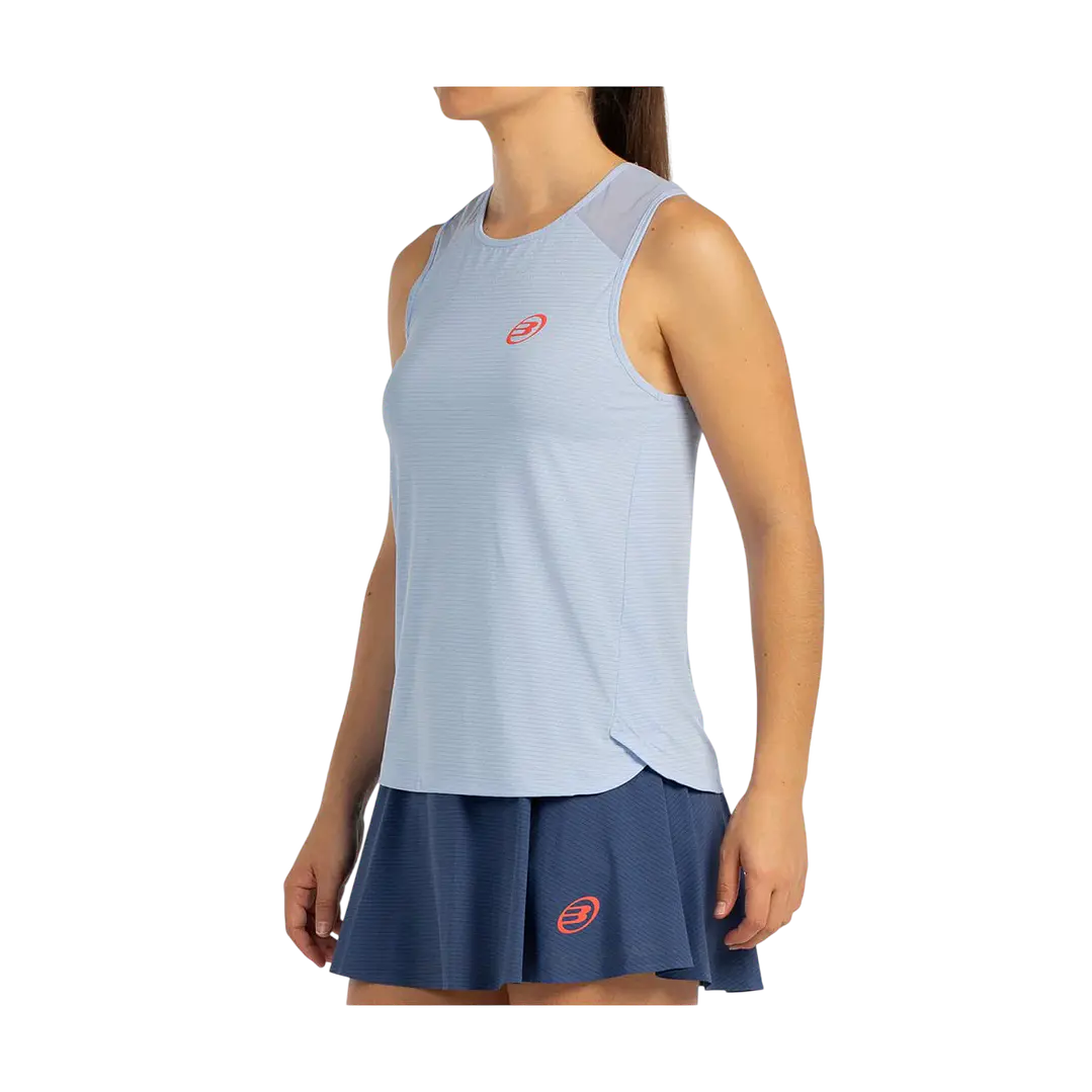 Polera Bullpadel Conso Celeste  2