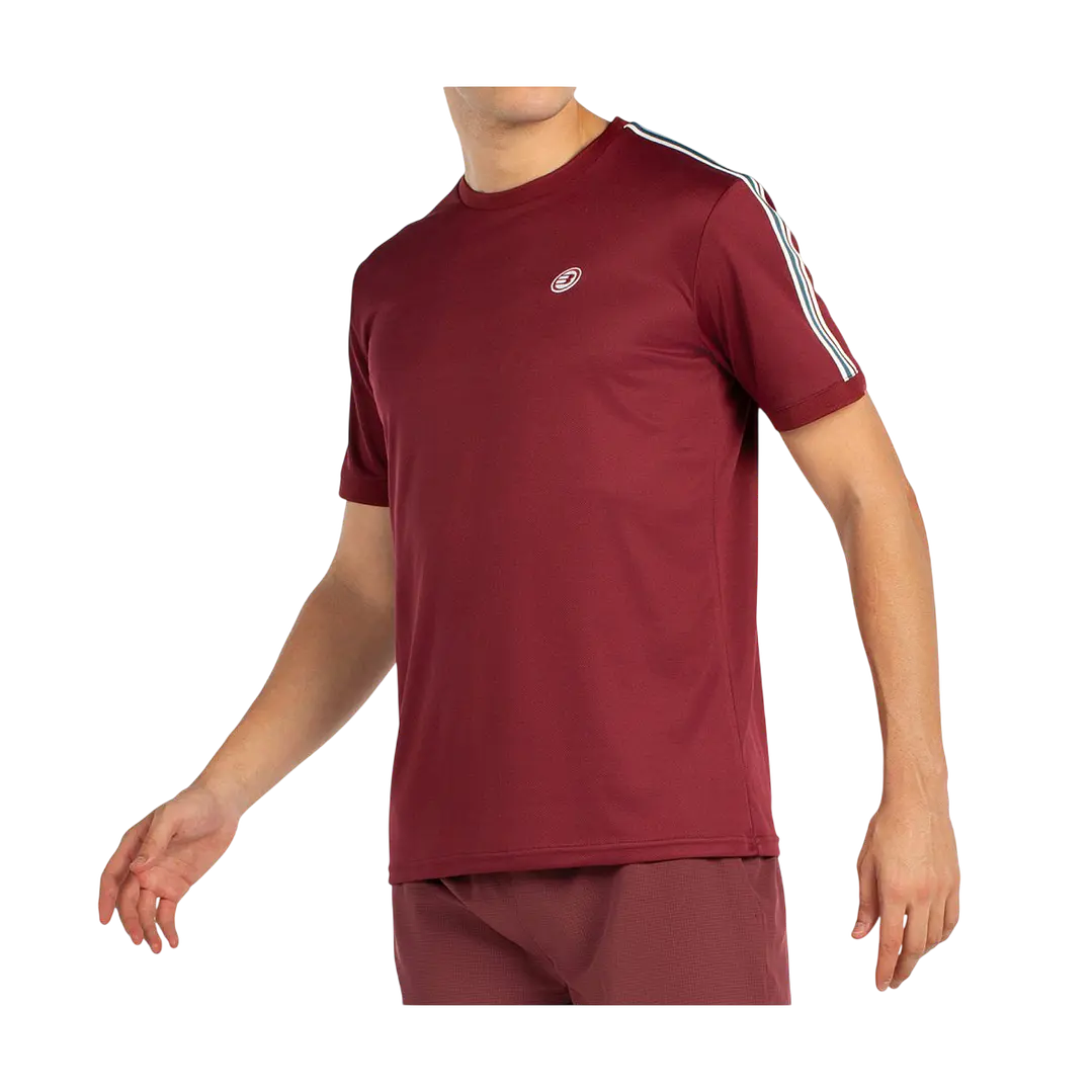 Polera Bullpadel Alder Vino Burdeos  2