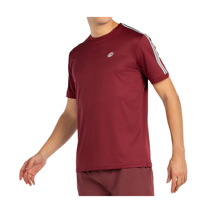 Polera Bullpadel Alder Vino Burdeos  2