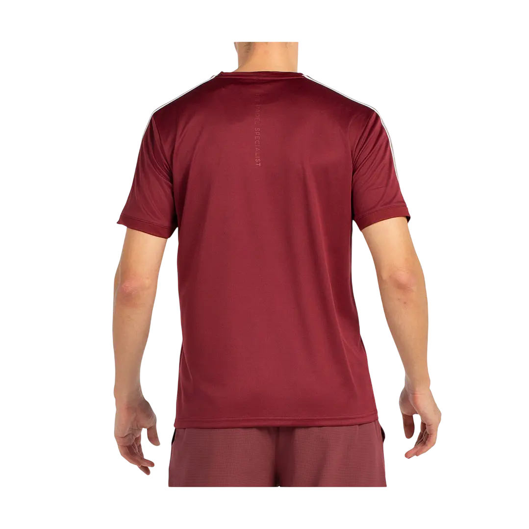 Polera Bullpadel Alder Vino Burdeos  3