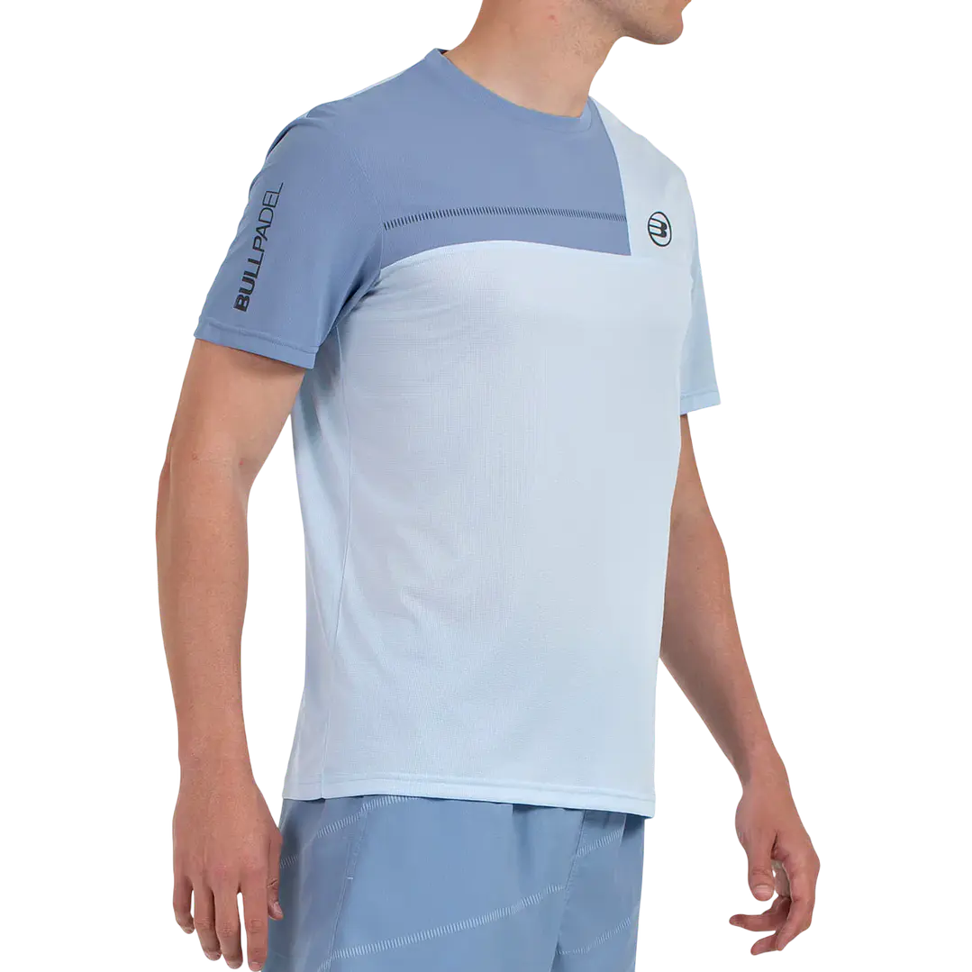 Polera Bullpadel Cacin Azul Glaciar Vigore  3