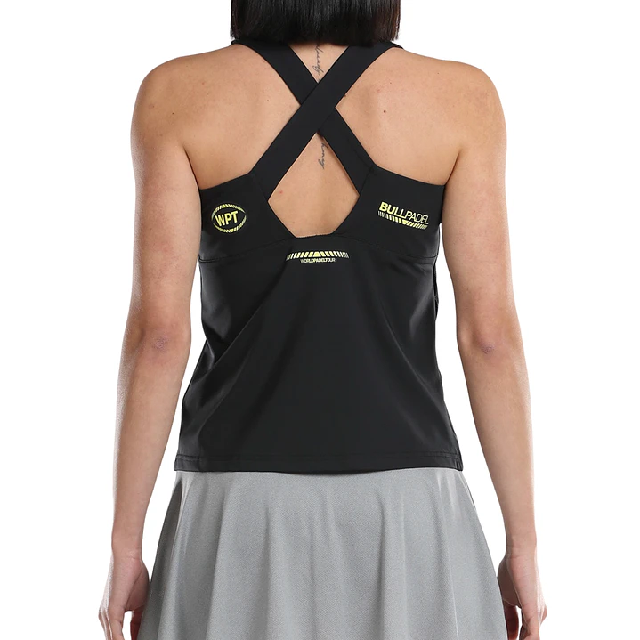 Polera Bullpadel Llave WPT Negro  4