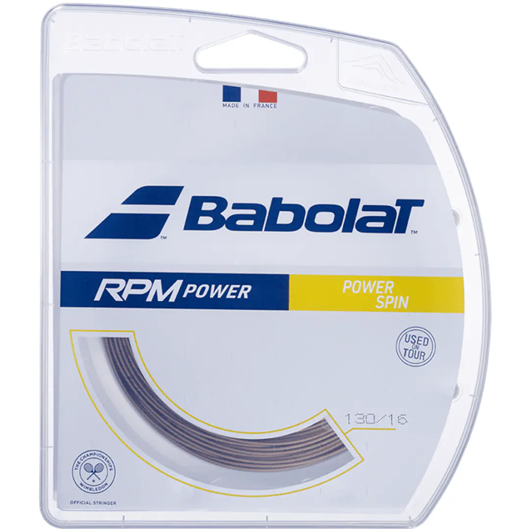 Cuerda de Tenis Babolat RPM Power Rollo 12mt 1