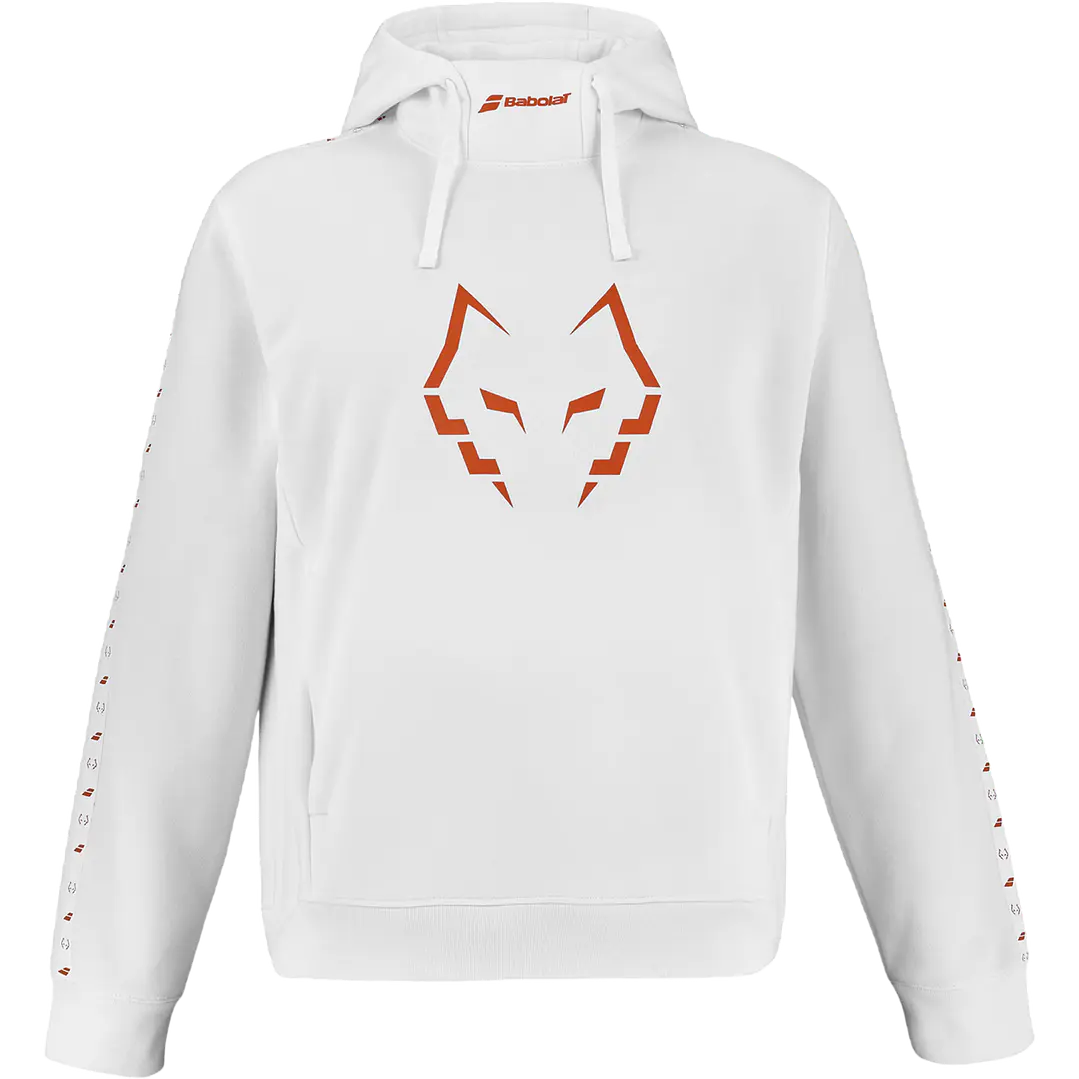 Poleron Babolat Hood Sweat Juan Lebrón Blanco 1