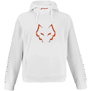 Poleron Babolat Hood Sweat Juan Lebrón Blanco