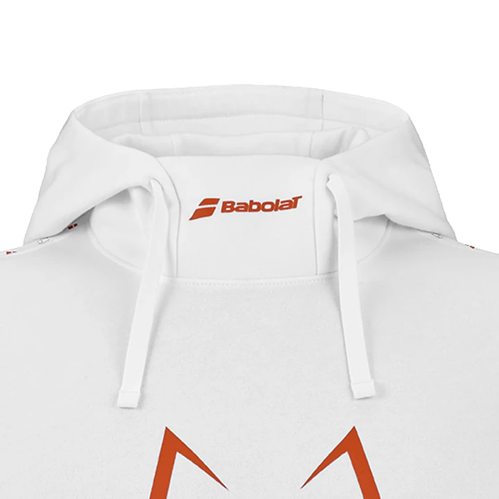 Poleron Babolat Hood Sweat Juan Lebrón Blanco 4