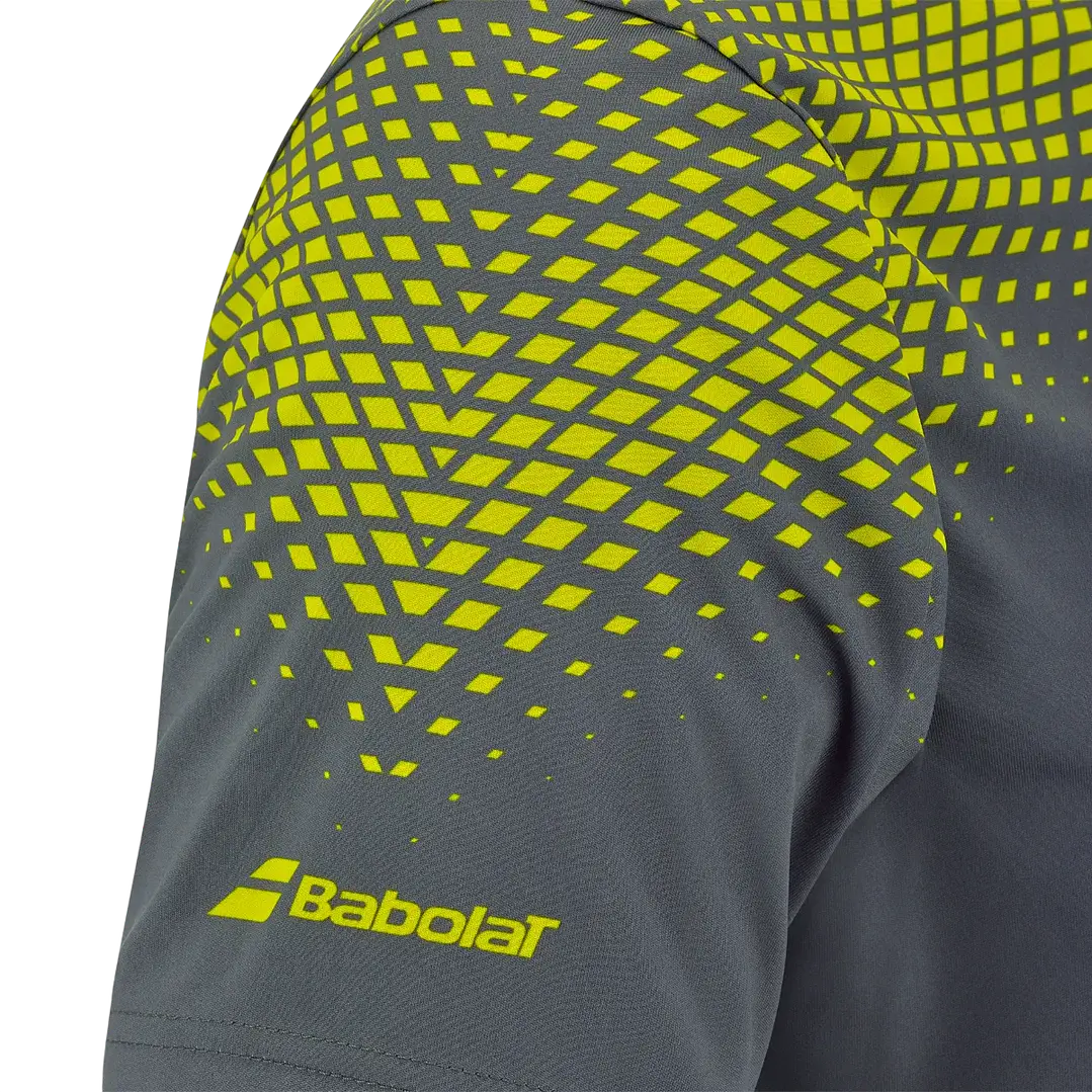 Polera Babolat Aero Crew Neck Verde 3