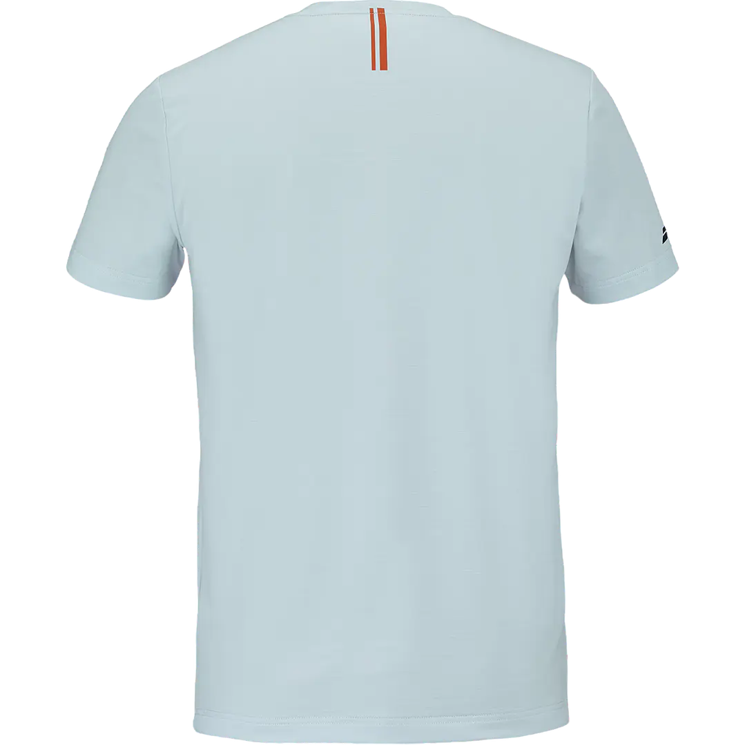 Polera Babolat Crew Neck Tee Illusion Blue 3