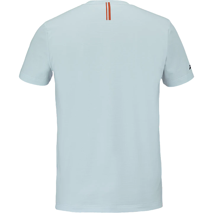 Polera Babolat Crew Neck Tee Illusion Blue 3