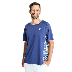 Polera Wilson Azul Run