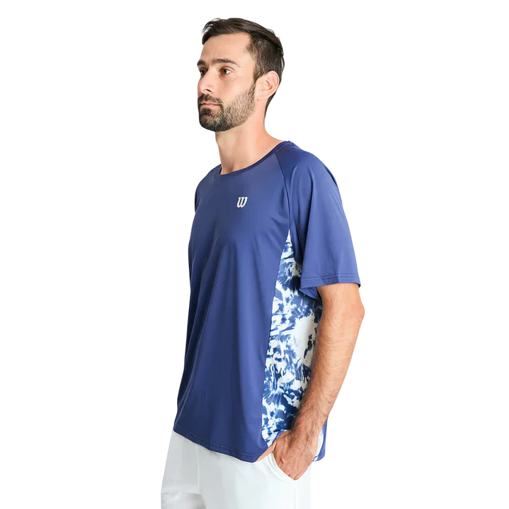 Polera Wilson Azul Run 3