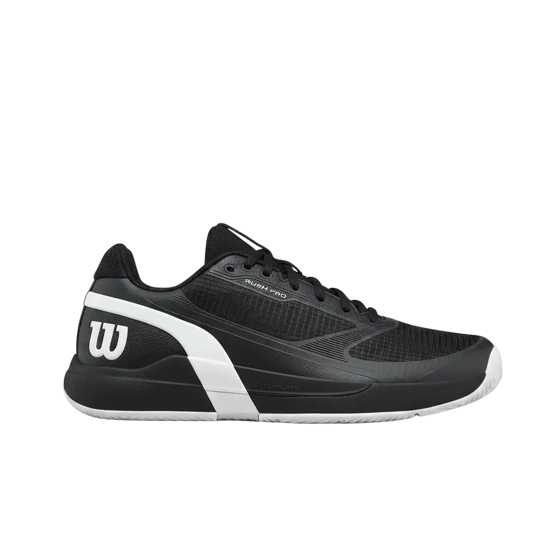Zapatillas Wilson Rush Pro 5 Clay Black/ White 1