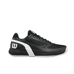 Zapatillas Wilson Rush Pro 5 Clay Black/ White