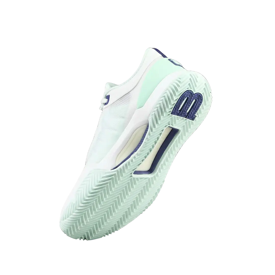 Zapatilla Wilson Intrigue Tour Clay W Wh/Bay 4