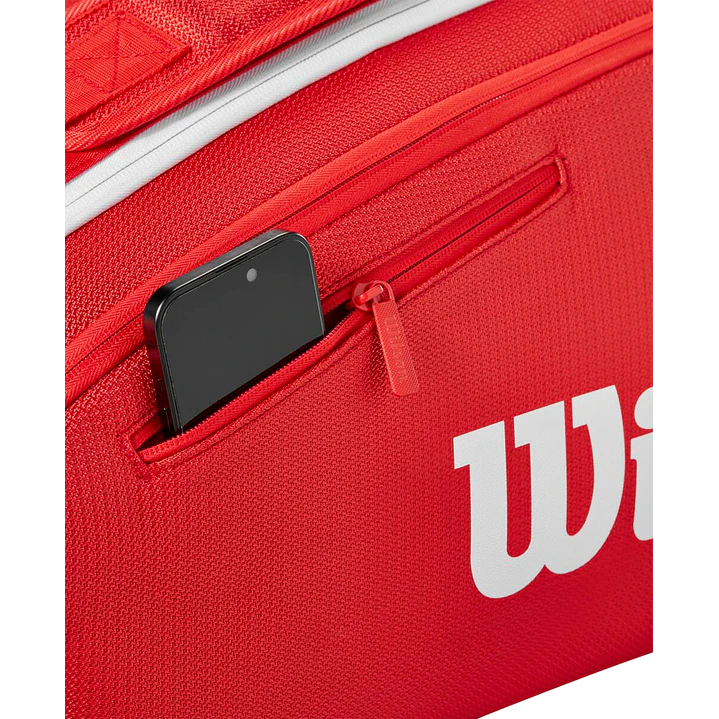 Bolso de Tenis Wilson Super Tour Red 15PK 4