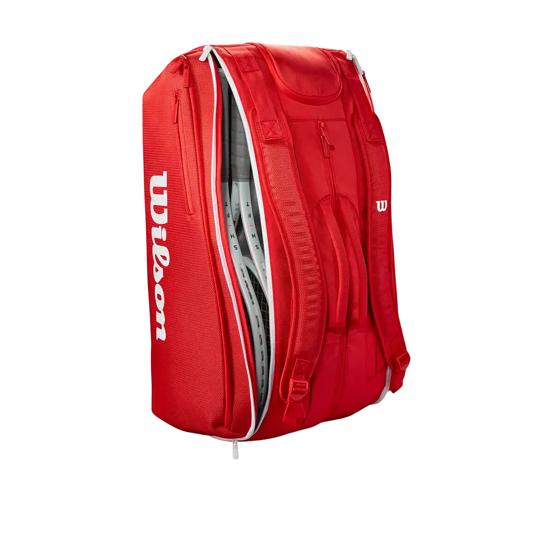 Bolso de Tenis Wilson Super Tour Red 15PK 2