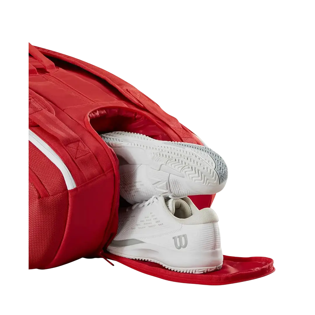 Bolso de Tenis Wilson Super Tour Red 15PK 5