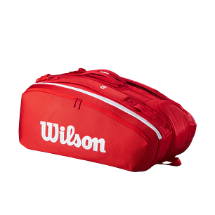 Bolso de Tenis Wilson Super Tour Red 15PK