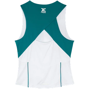 Polera Nox Mujer Tirantes White Pro Ivy Green