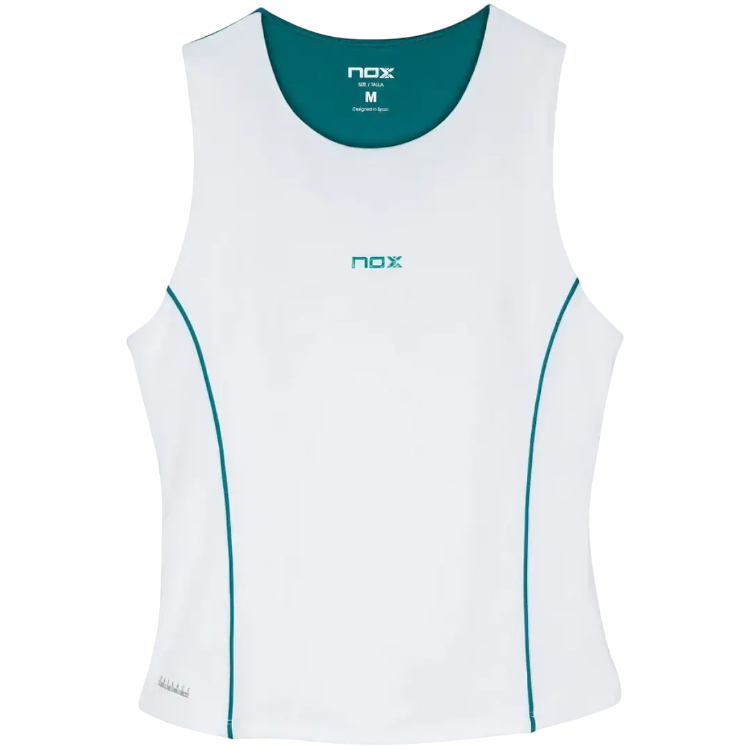 Polera Nox Mujer Tirantes White Pro Ivy Green 1