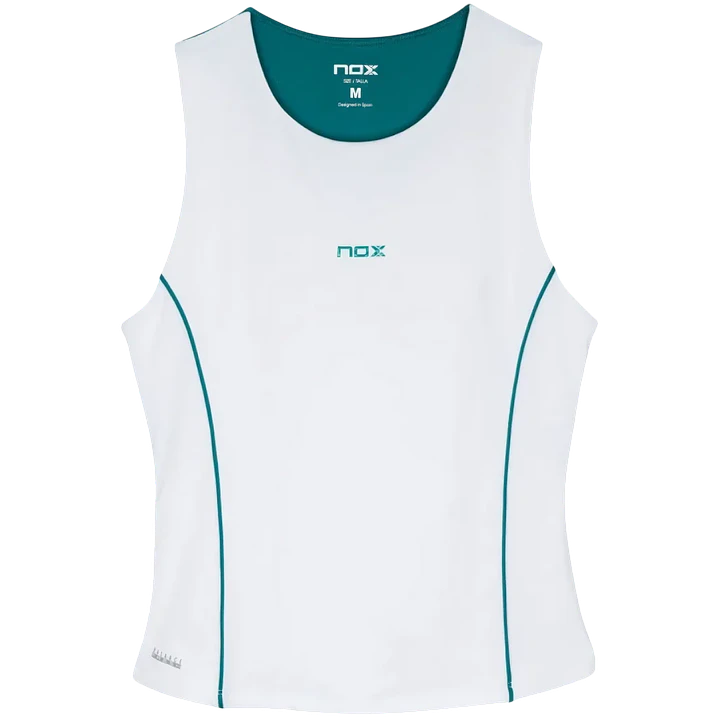 Polera Nox Mujer Tirantes White Pro Ivy Green 1