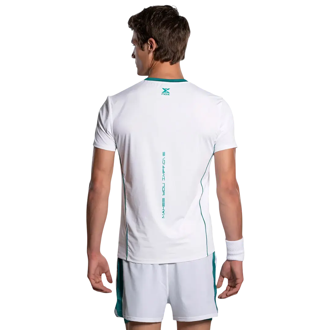 Polera Nox Pro White Ivy Green 4