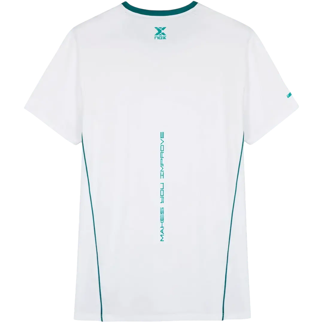 Polera Nox Pro White Ivy Green 2