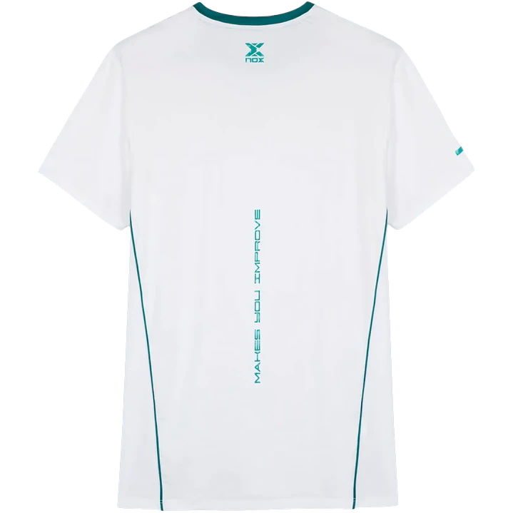 Polera Nox Pro White Ivy Green 2