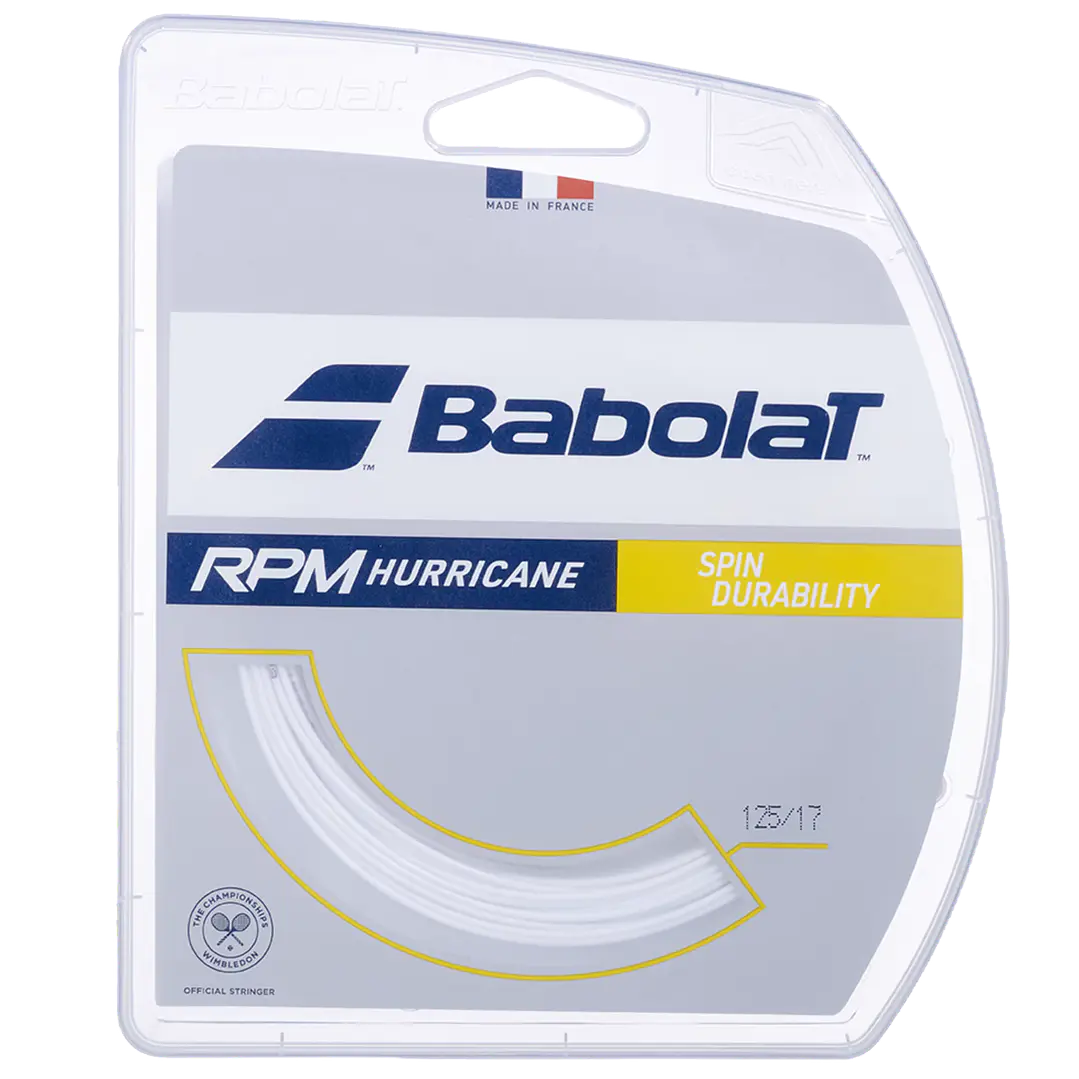 Cuerda de Tenis Babolat Hurricane 12m White 1