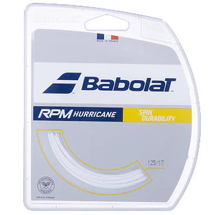 Cuerda de Tenis Babolat Hurricane 12m White