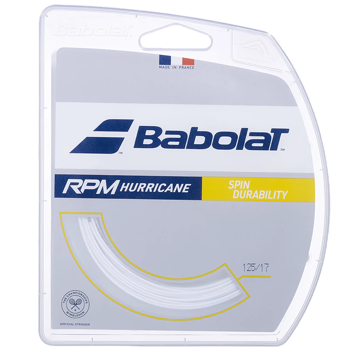 Cuerda de Tenis Babolat Hurricane 12m White 1