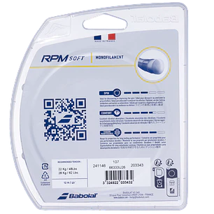 Cuerda de Tenis Babolat RPM Soft 12 m Gris