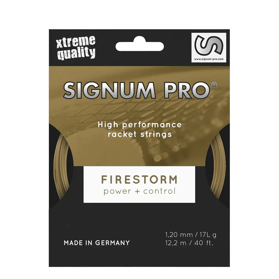 Cuerda de Tenis Signum Pro Firestorm Dorada 1
