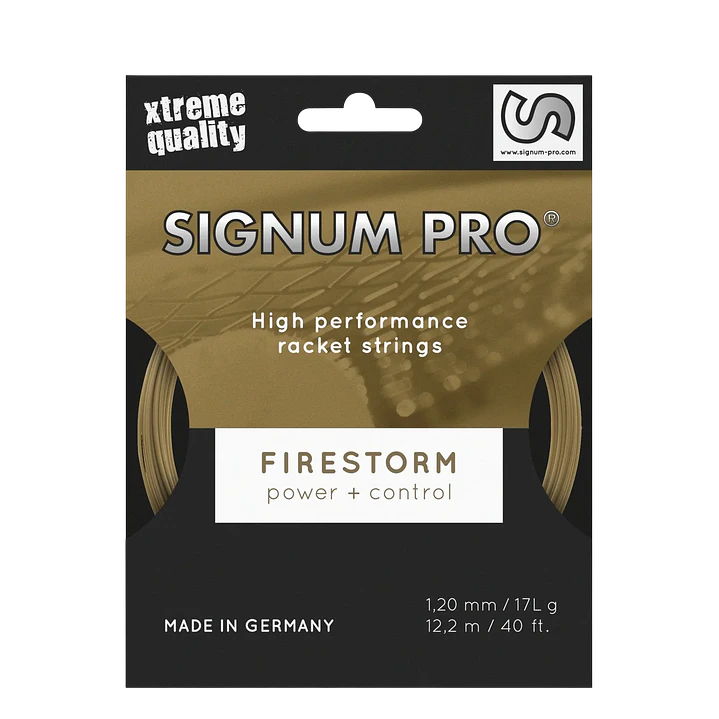 Cuerda de Tenis Signum Pro Firestorm Dorada 1