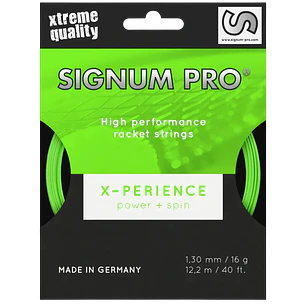 Cuerda de Tenis Signum Pro X-Perience Verde