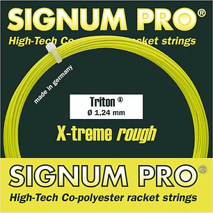 Cuerda de Tenis Signum Pro Triton Amarillo