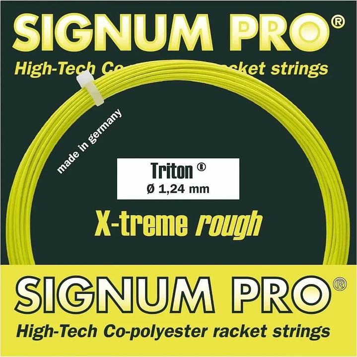 Cuerda de Tenis Signum Pro Triton Amarillo 1