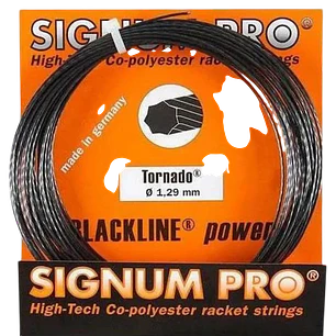 Cuerda de Tenis Signum Pro Tornado Negro