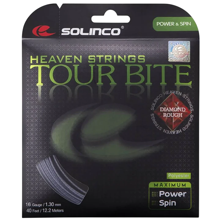 Cuerda de Tenis Solinco Tour Bite 16 Diamond Rough 1