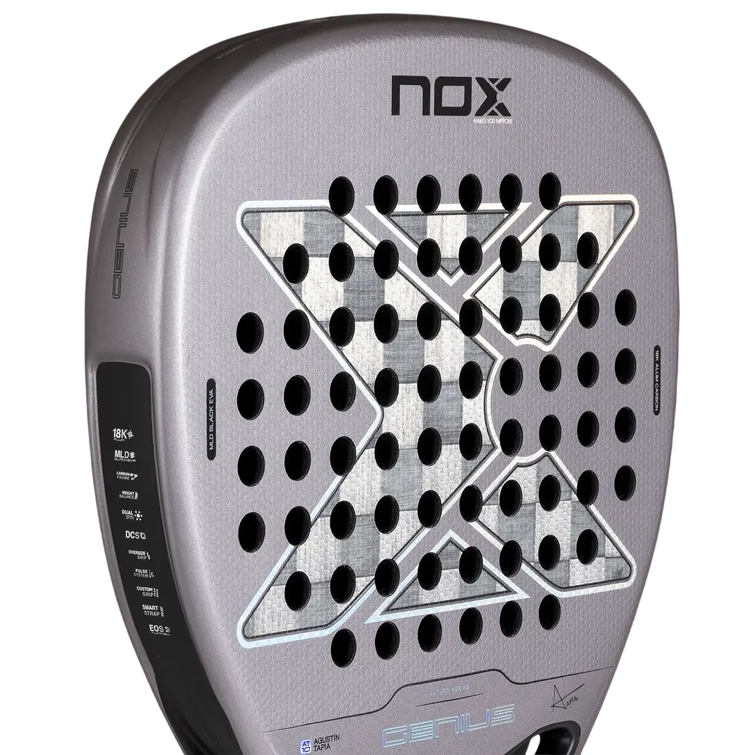 Preventa Pala de pádel Nox Genius Attack 18K Alum 2027 by Agustín Tapia 5