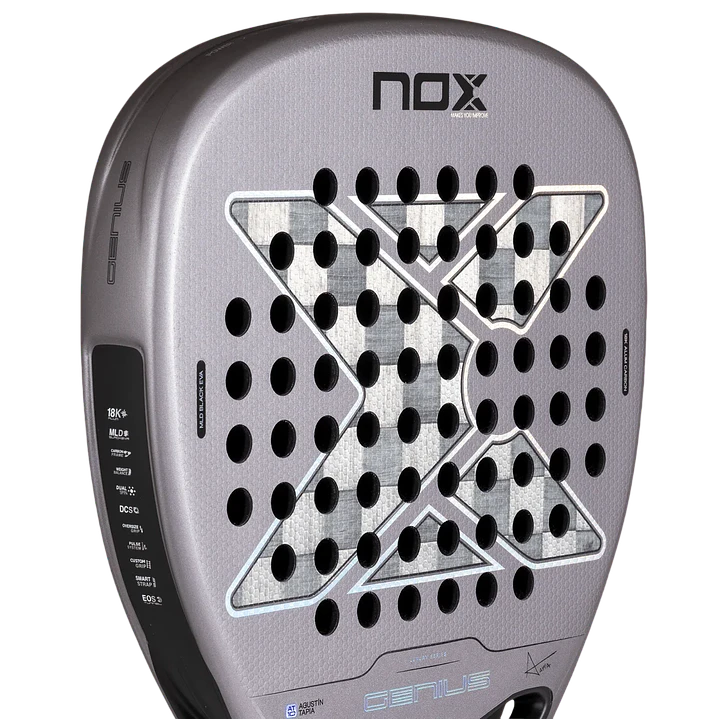 Preventa Pala de pádel Nox Genius Attack 18K Alum 2027 by Agustín Tapia 5