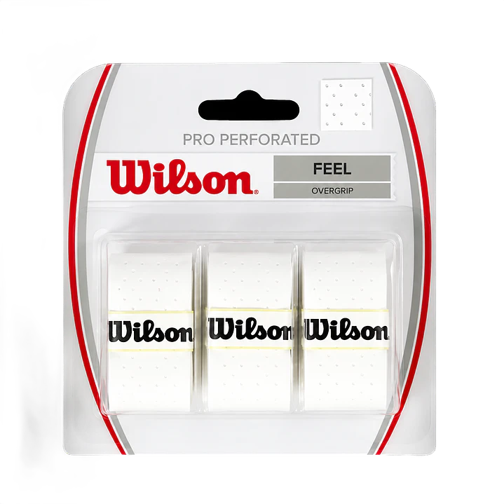 Overgrip Wilson Pro Perforated Blanco X3 1