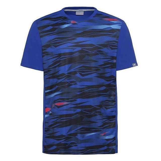 Camiseta Head Slider Camo Azul Oscuro